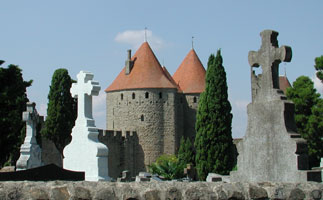 Kirkeg&aring;rden i Carcassonne 